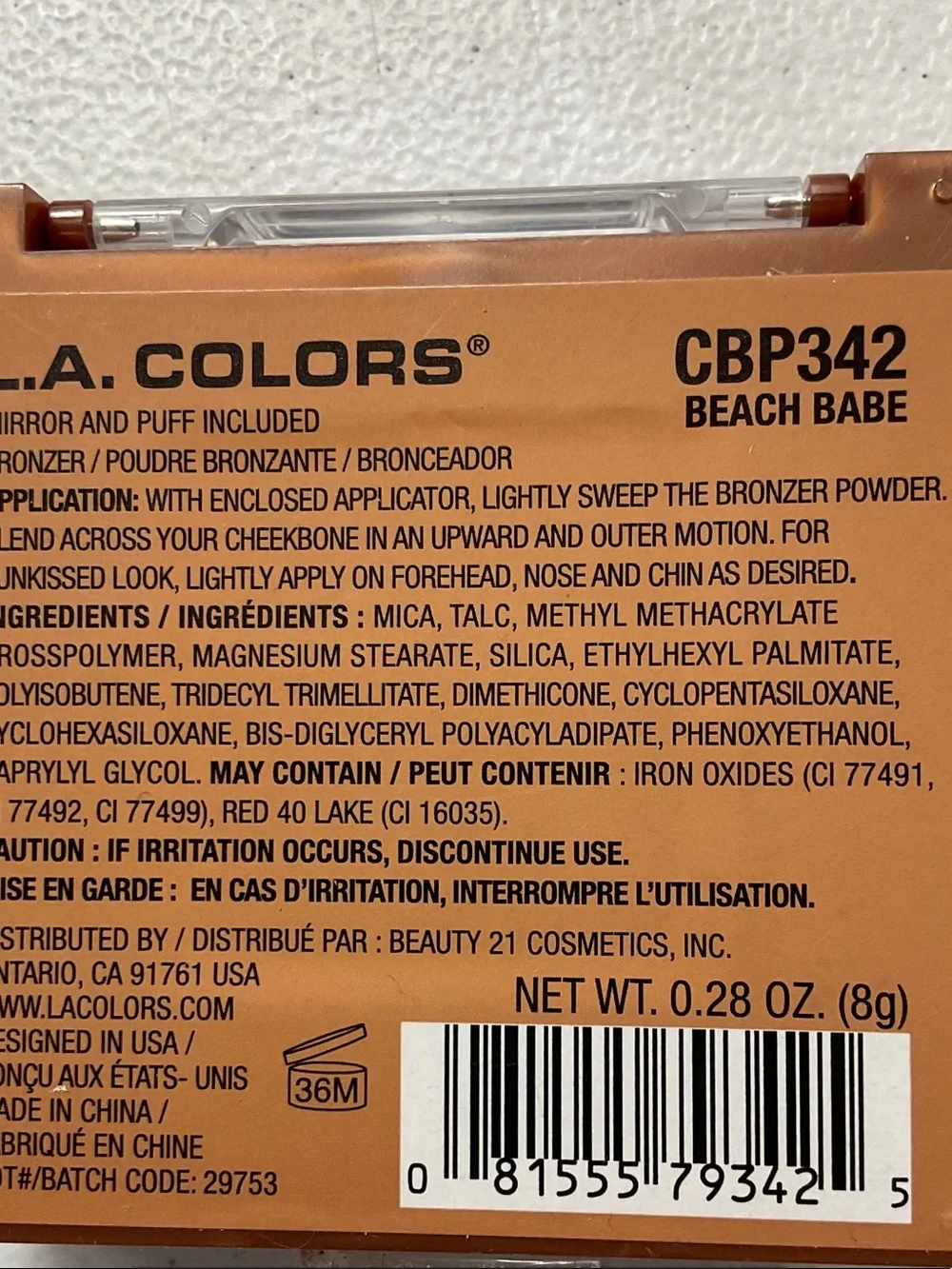 L.A. COLORS Bronzer & Blush Up Creams and conceal